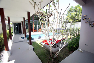 Terrace, Garden and Pool Area